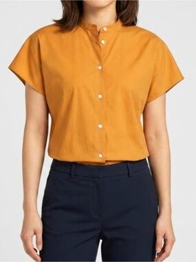 Theory Perfect Cotton Dolman Short Sleeve Top